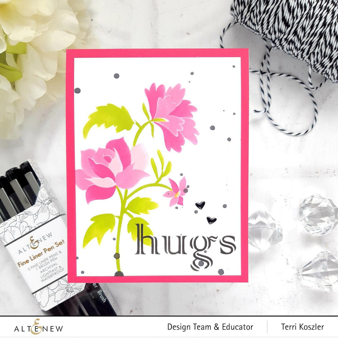 Altenew Stencil & Embossing Folder Bundle Vintage Lace Stencil & Embossing Folder Bundle