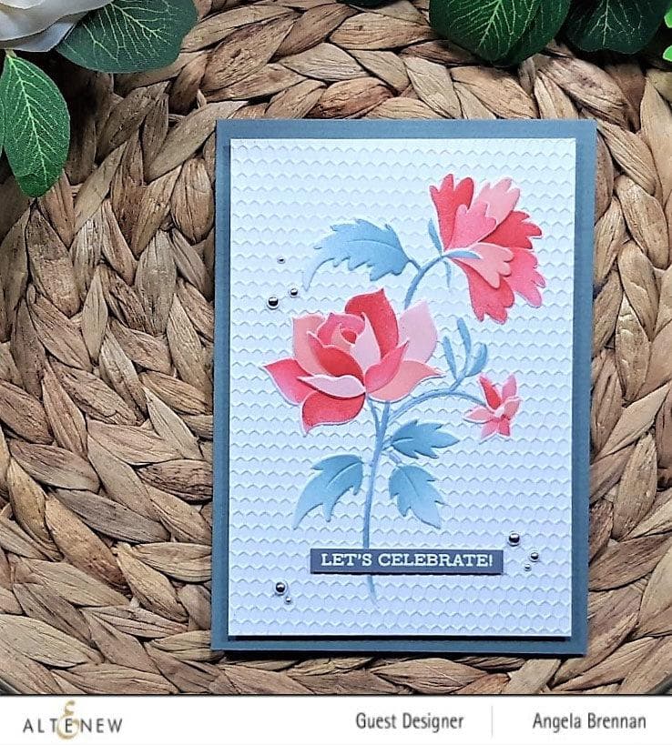 Altenew Stencil & Embossing Folder Bundle Vintage Lace Stencil & Embossing Folder Bundle