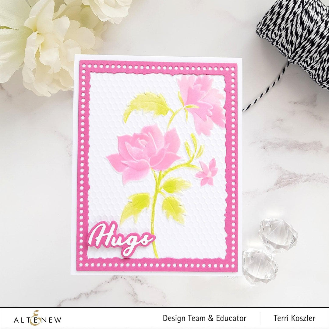 Altenew Stencil & Embossing Folder Bundle Vintage Lace Stencil & Embossing Folder Bundle