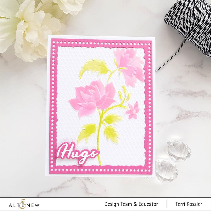 Altenew Stencil & Embossing Folder Bundle Vintage Lace Stencil & Embossing Folder Bundle