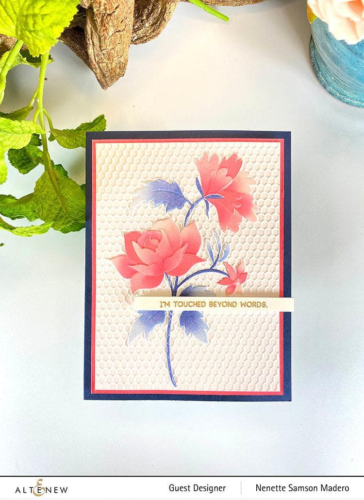 Altenew Stencil & Embossing Folder Bundle Vintage Lace Stencil & Embossing Folder Bundle