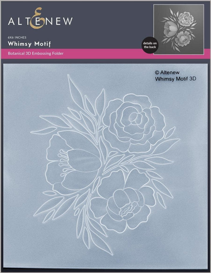 Altenew Stencil & Embossing Folder Bundle Whimsy Motif