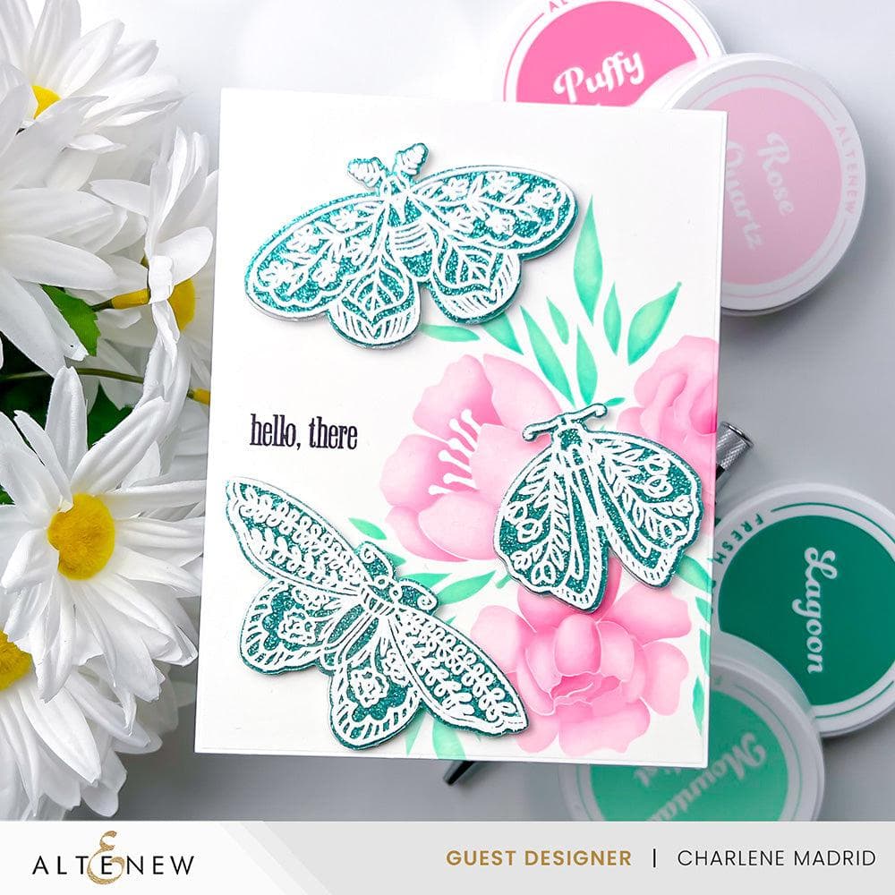 Altenew Stencil & Embossing Folder Bundle Whimsy Motif