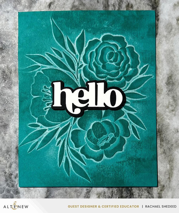 Altenew Stencil & Embossing Folder Bundle Whimsy Motif