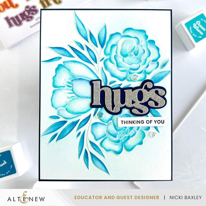 Altenew Stencil & Embossing Folder Bundle Whimsy Motif