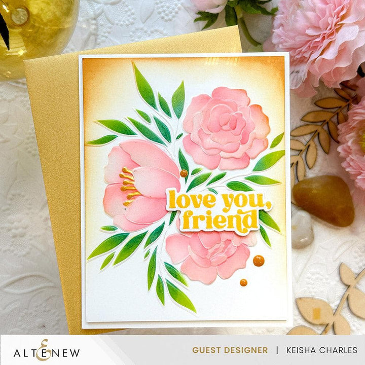 Altenew Stencil & Embossing Folder Bundle Whimsy Motif