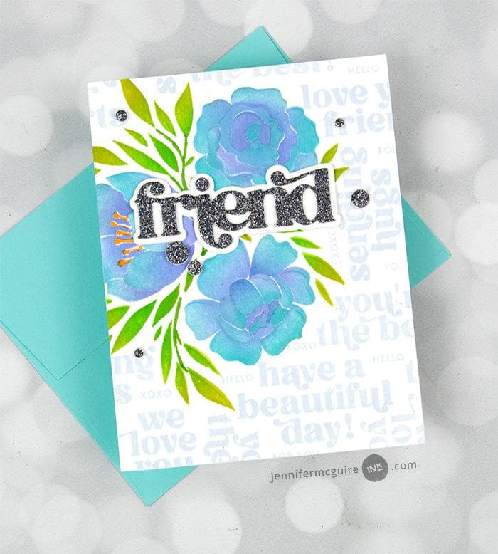 Altenew Stencil & Embossing Folder Bundle Whimsy Motif