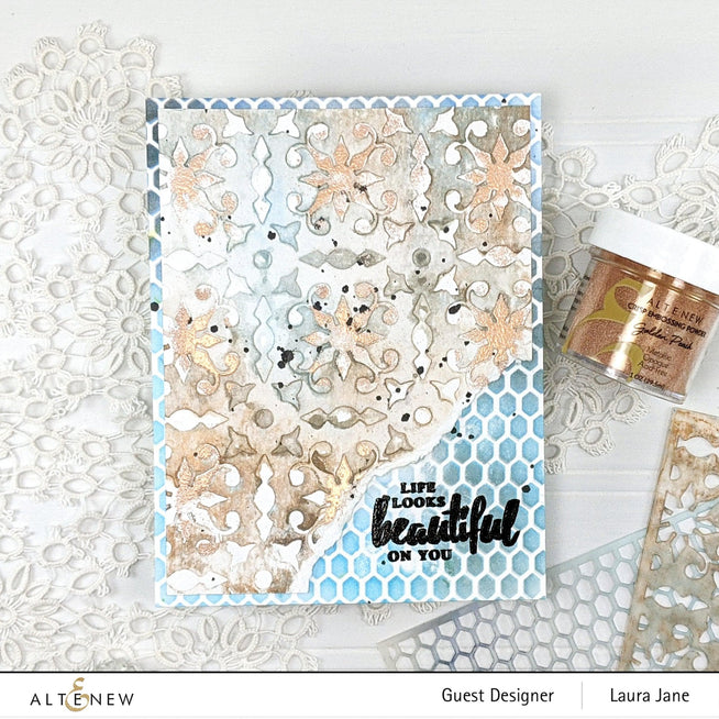 Photocentric Stencil Fine Tulle Stencil