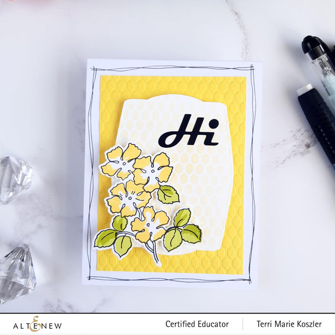 Photocentric Stencil Fine Tulle Stencil