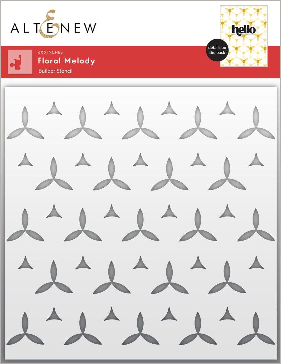 Floral Melody Builder Stencil