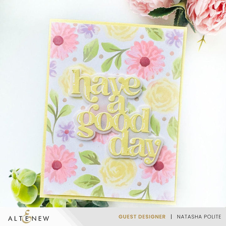 Floral Radiance Layering Stencil Set (4 in 1)