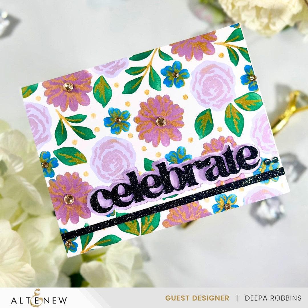 Floral Radiance Layering Stencil Set (4 in 1)