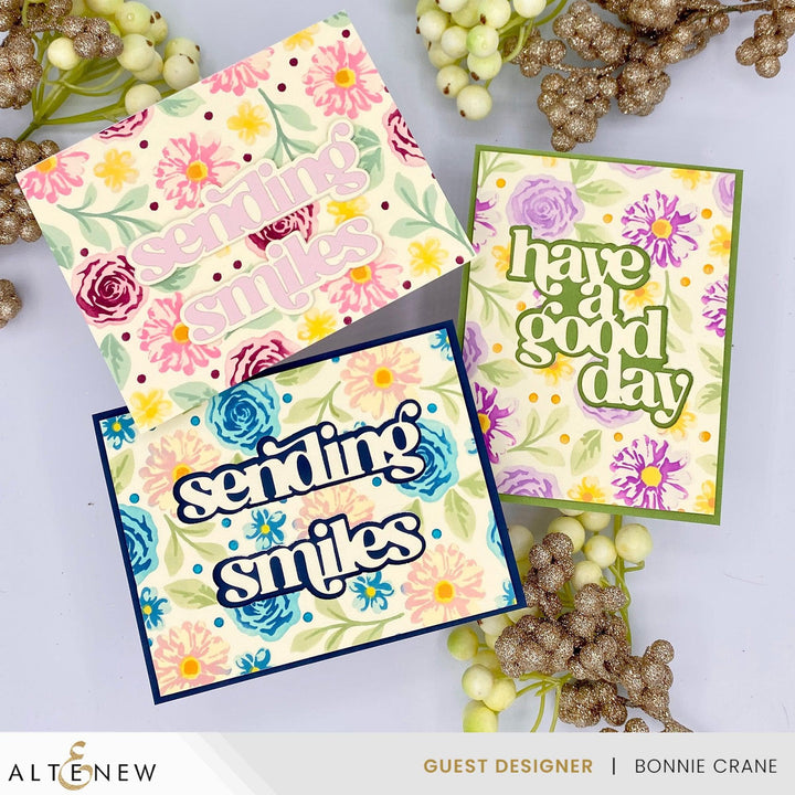 Floral Radiance Layering Stencil Set (4 in 1)