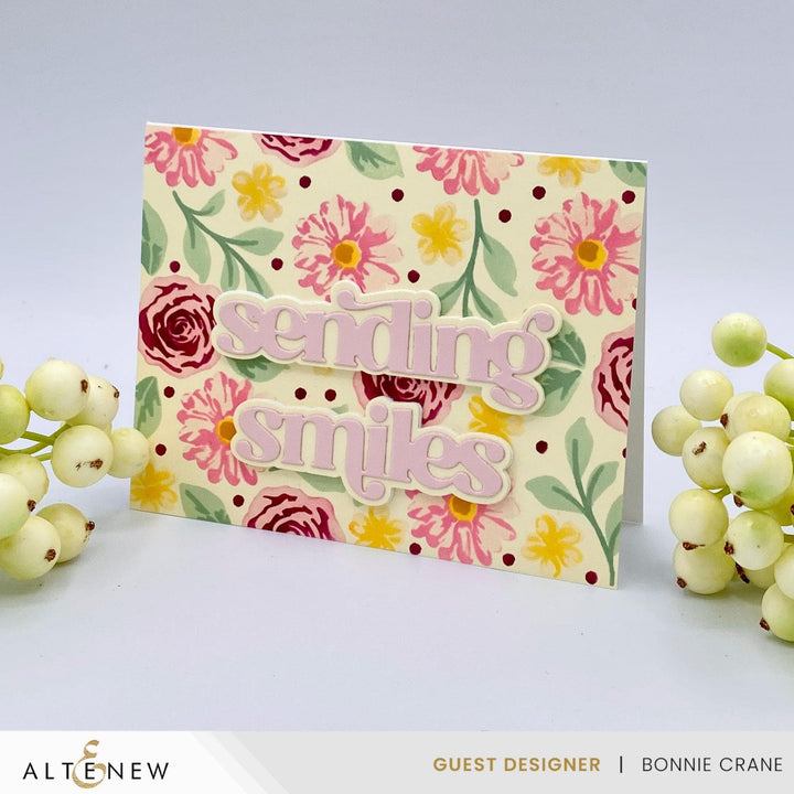 Floral Radiance Layering Stencil Set (4 in 1)