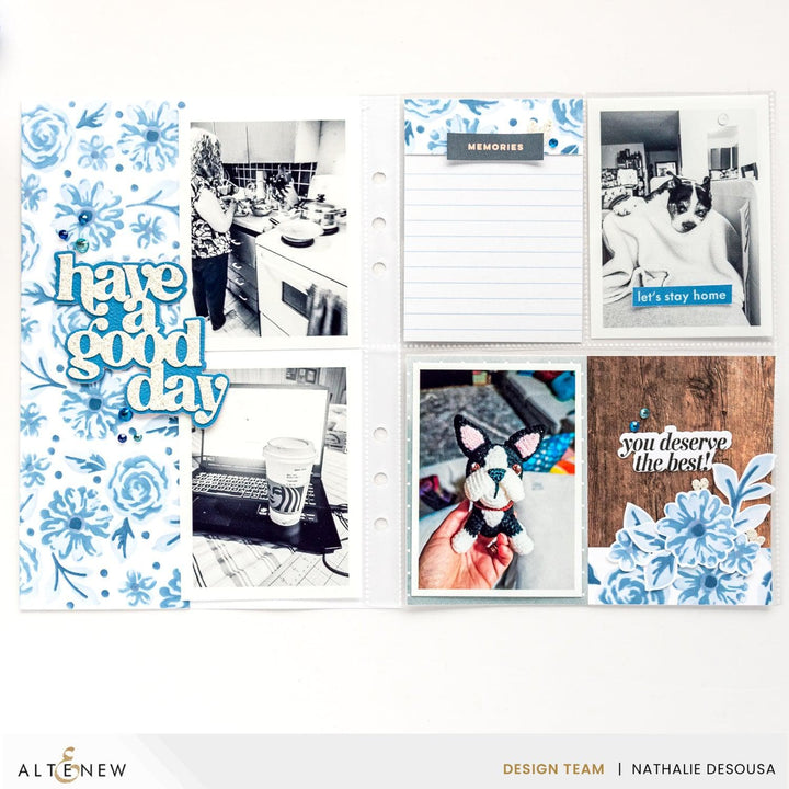 Floral Radiance Layering Stencil Set (4 in 1)