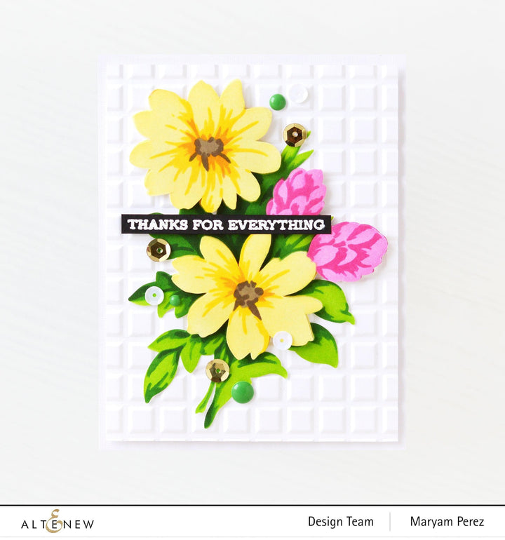 Photocentric Stencil Flower Bunch Simple Layering Stencil Set (4 in 1)
