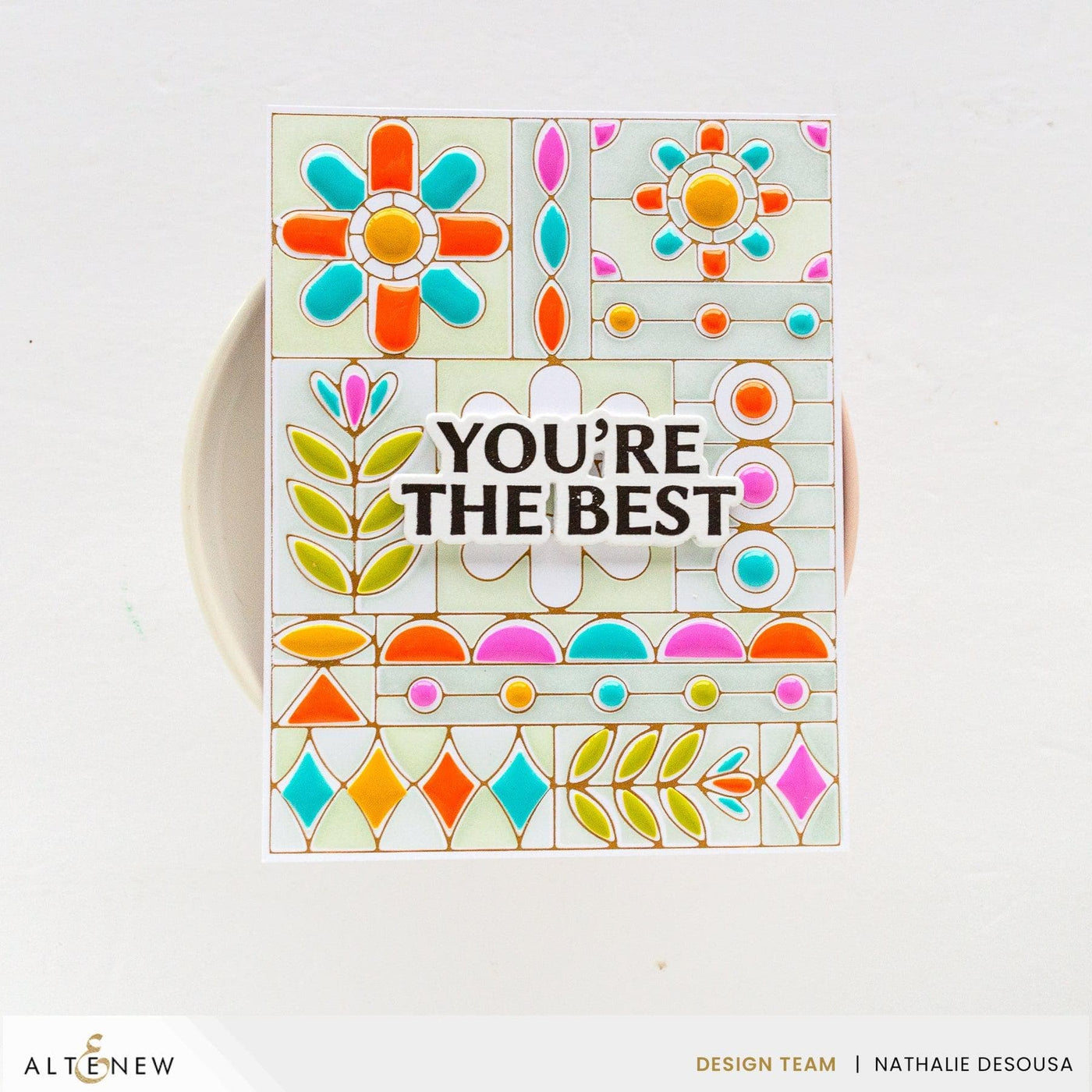 Flower Shine Simple Coloring Stencil Set (5 in 1)