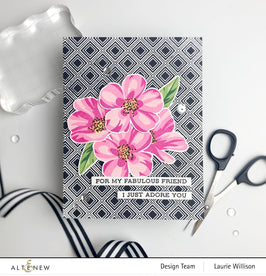 Photocentric Stencil Flowering Cistus Mask Stencil