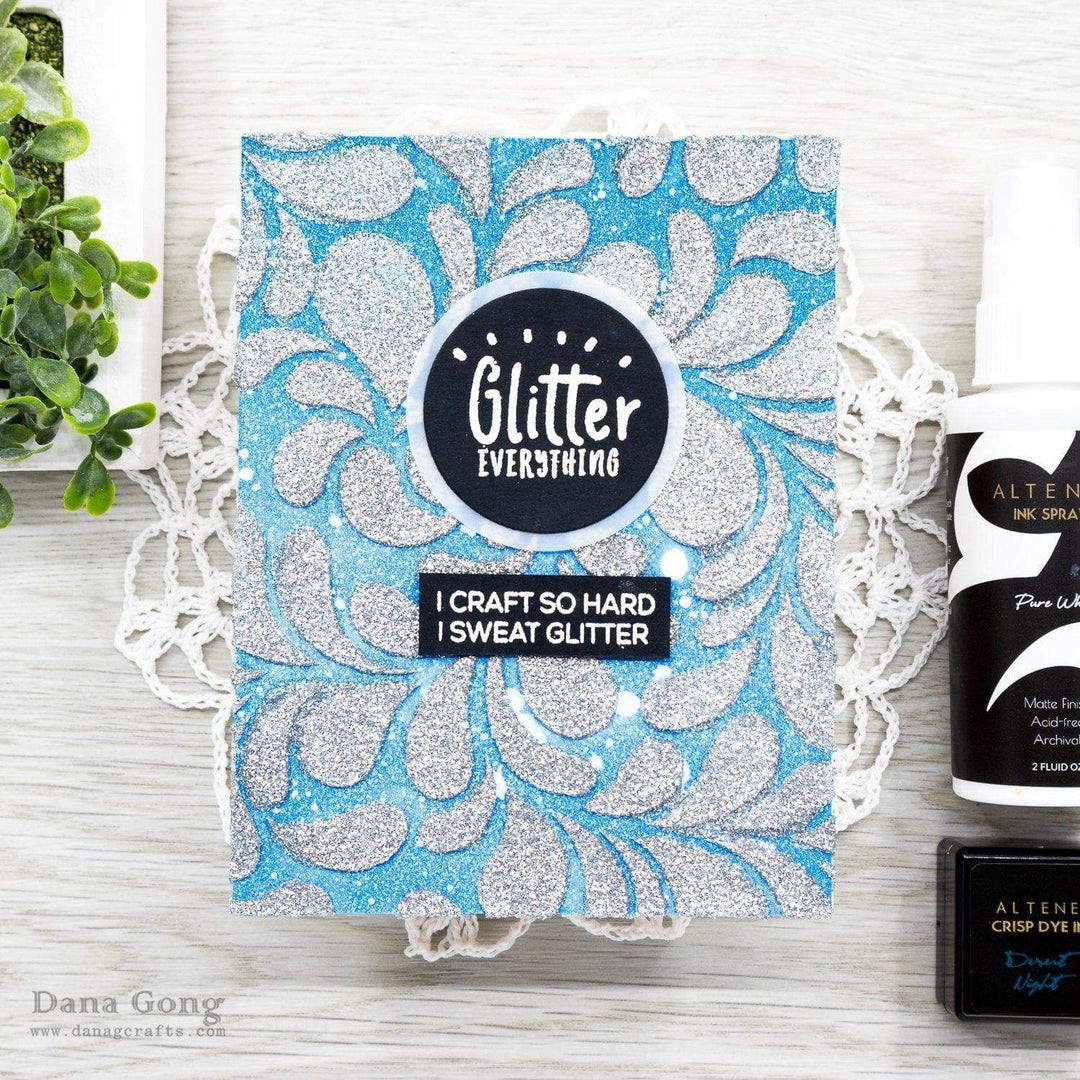 Photocentric Stencil Flowing Drops Stencil