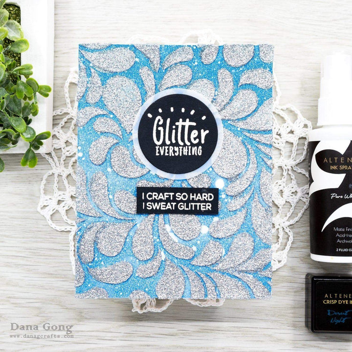 Photocentric Stencil Flowing Drops Stencil