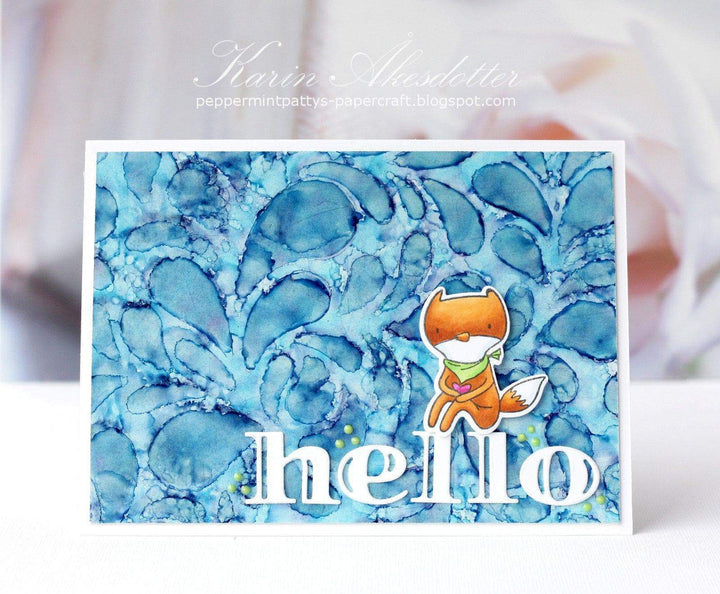 Photocentric Stencil Flowing Drops Stencil