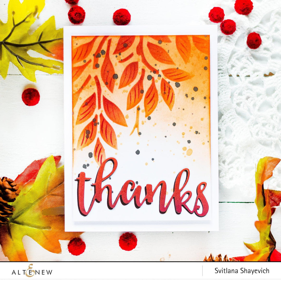 Photocentric Stencil Foliage Stencil