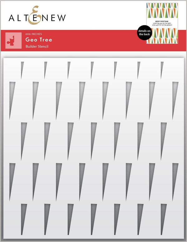 Geo Tree Stencil