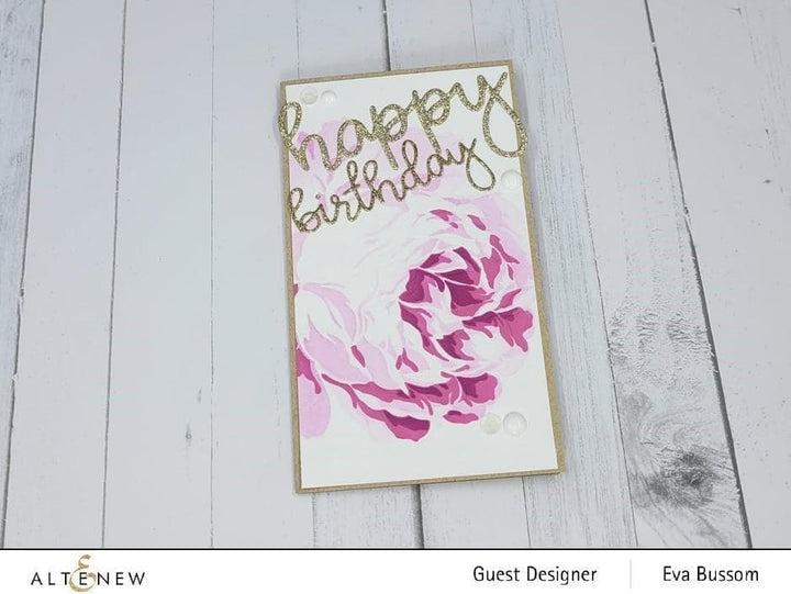 EXP Factors Stencil Gilded Rose Layering Stencil Set (3 in 1)