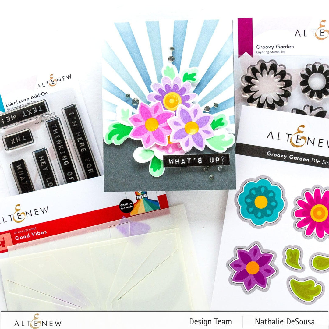 EXP Factors Stencil Good Vibes Stencil Set (3 in 1)