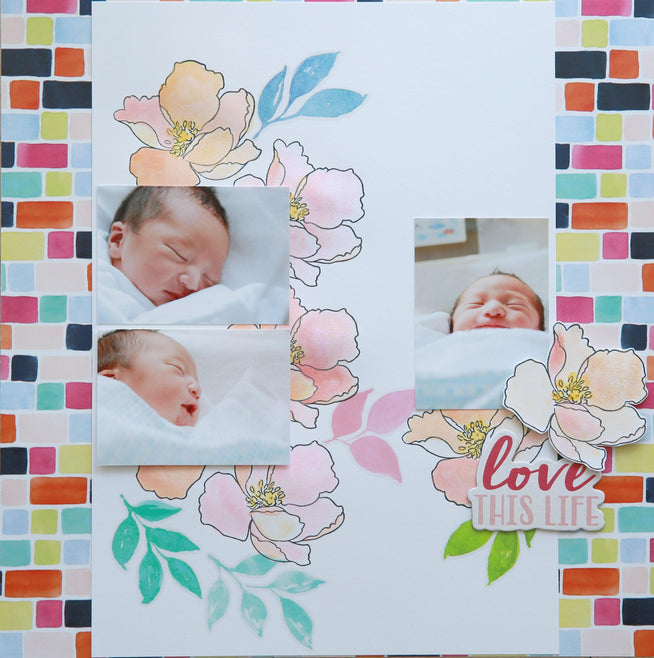Photocentric Stencil Grateful Heart Mask Stencil