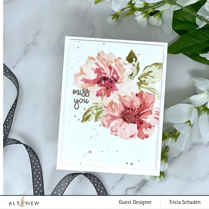 Photocentric Stencil Greenwood Flowers Stencil Set (3 in 1)