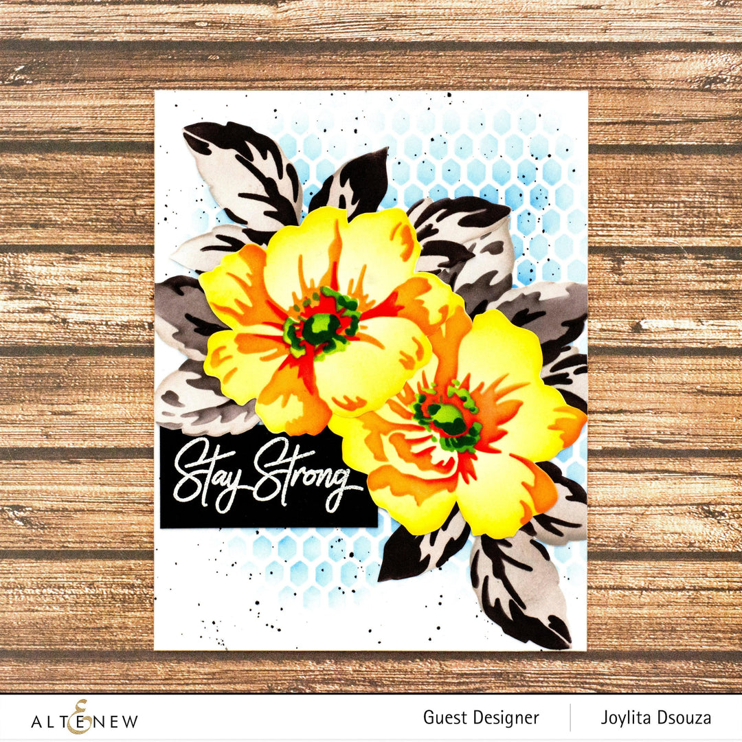 Photocentric Stencil Greenwood Flowers Stencil Set (3 in 1)