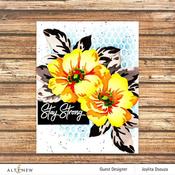 Photocentric Stencil Greenwood Flowers Stencil Set (3 in 1)