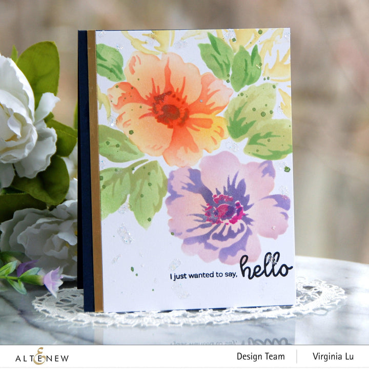 Photocentric Stencil Greenwood Flowers Stencil Set (3 in 1)