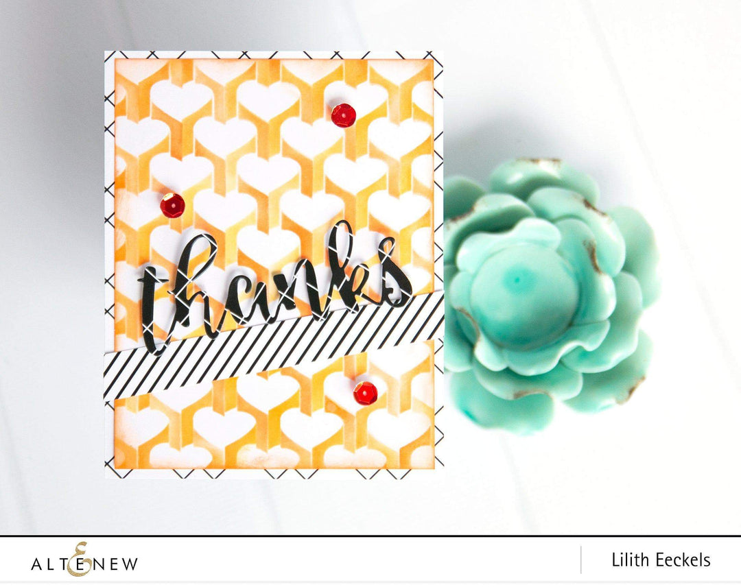 EXP Factors Stencil Heart Builder Stencil