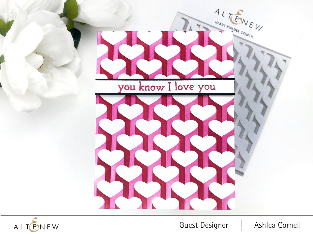 EXP Factors Stencil Heart Builder Stencil