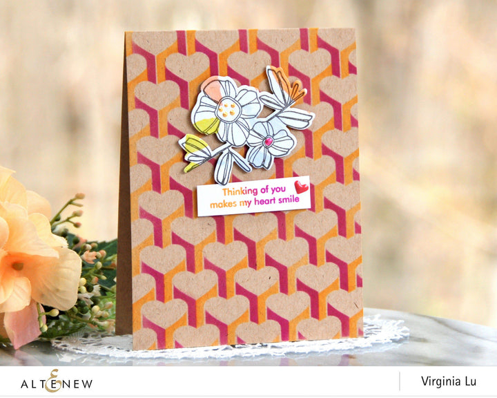 EXP Factors Stencil Heart Builder Stencil