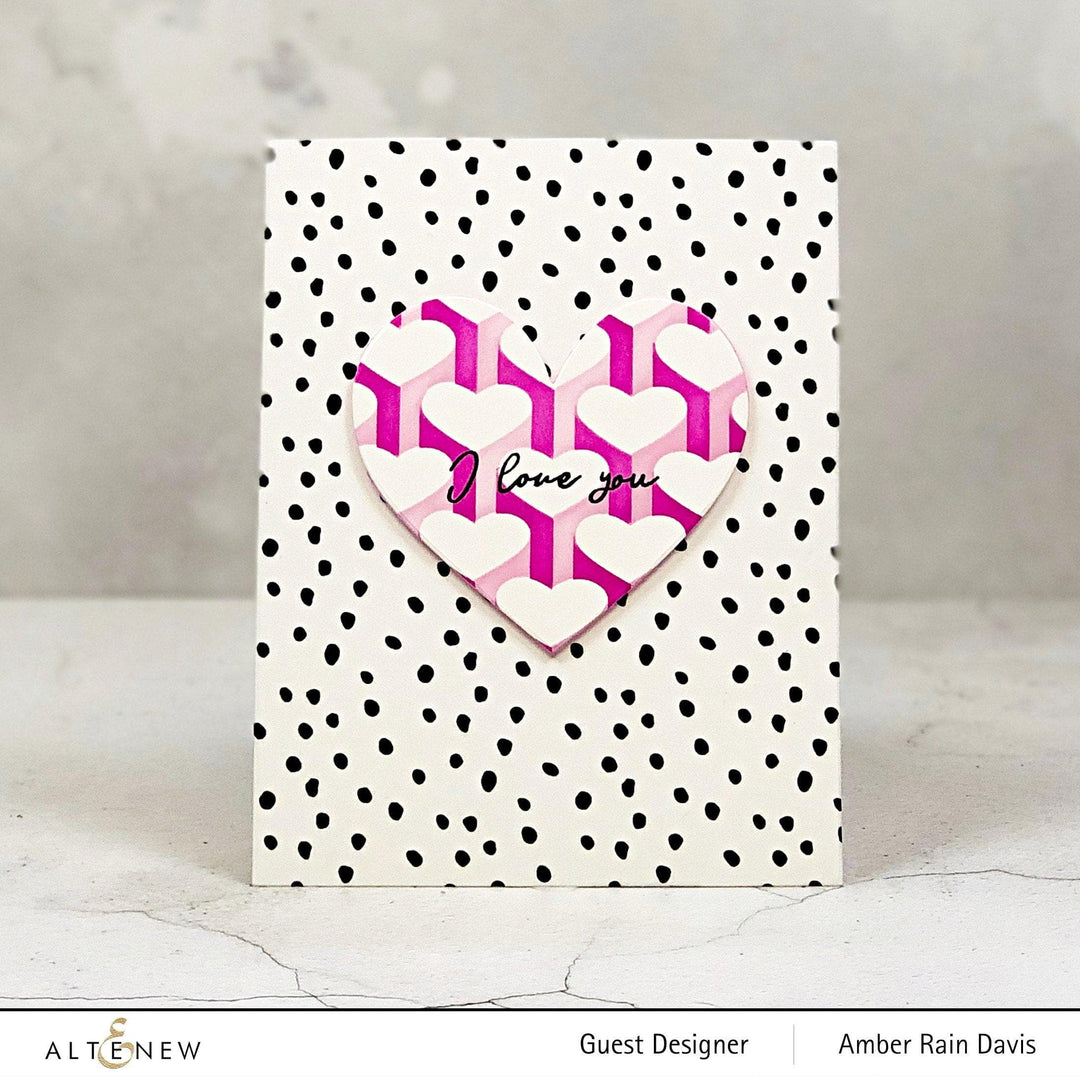 EXP Factors Stencil Heart Builder Stencil