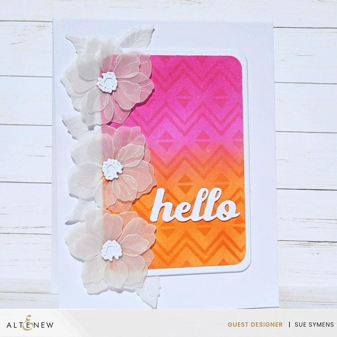 Heritage Chevron Weaves Stencil