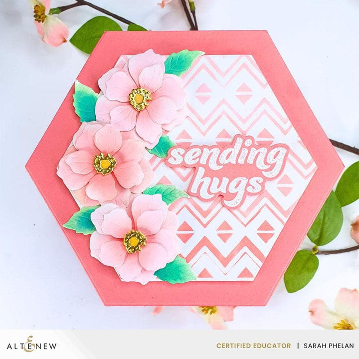 Heritage Chevron Weaves Stencil