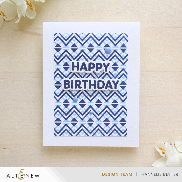 Heritage Chevron Weaves Stencil