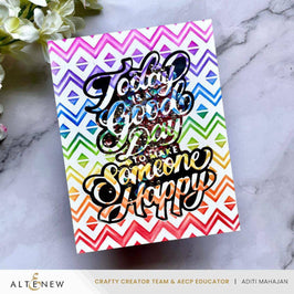 Heritage Chevron Weaves Stencil