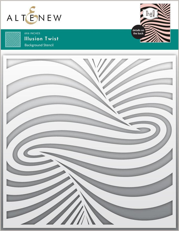 Photocentric Stencil Illusion Twist Stencil