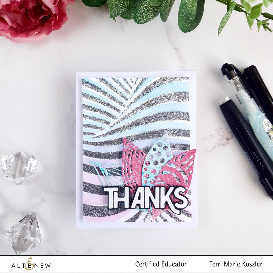 Photocentric Stencil Illusion Twist Stencil