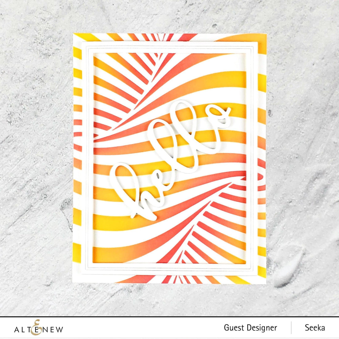 Photocentric Stencil Illusion Twist Stencil