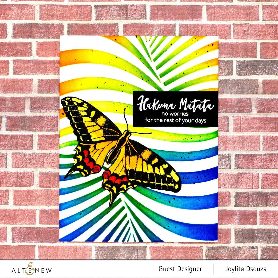 Photocentric Stencil Illusion Twist Stencil