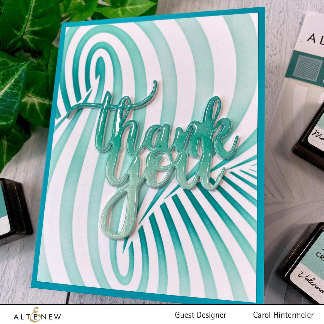 Photocentric Stencil Illusion Twist Stencil