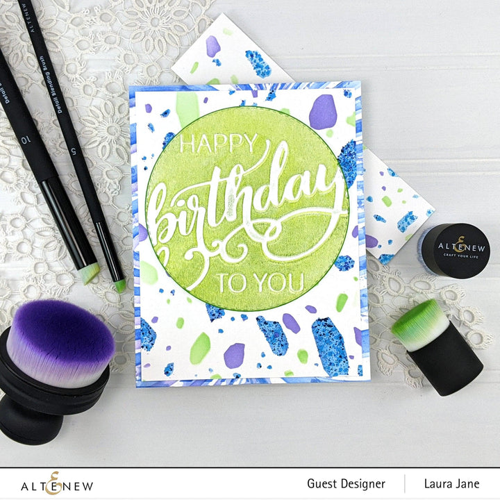 Photocentric Stencil Illusion Twist Stencil