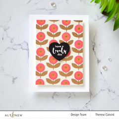 Photocentric Stencil Inky Bouquet Simple Coloring Stencil