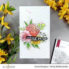 Photocentric Stencil Inky Bouquet Simple Coloring Stencil